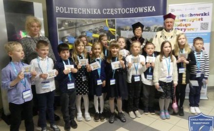 Uczniowie SP Konopiska wśród najmłodszych studentów Politechniki Częstochowskiej