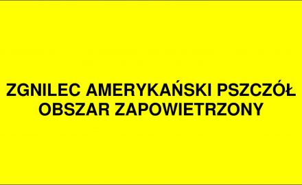 Zgnilec amerykański pszczół - Gmina Konopiska obszarem zapowietrzonym