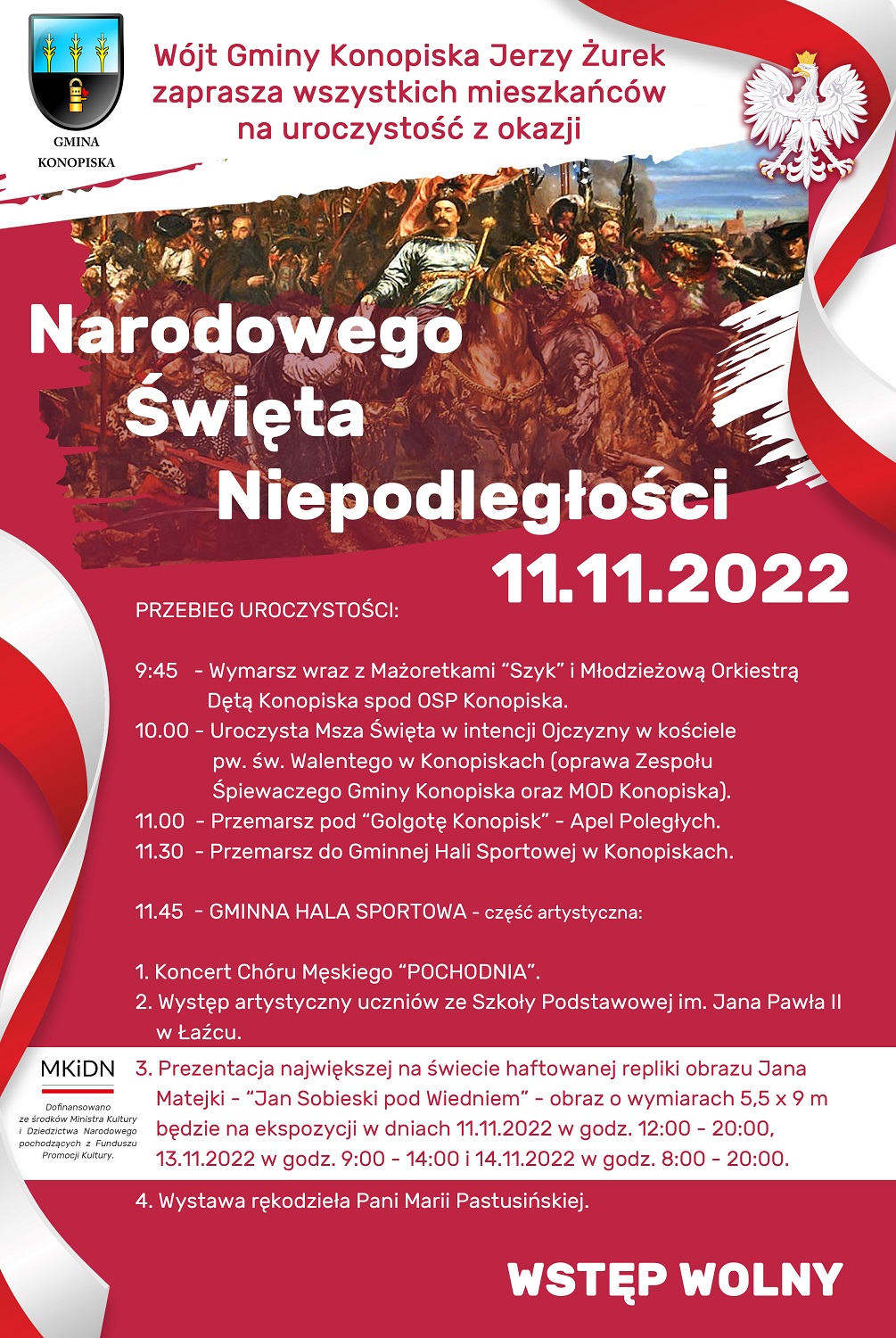 Narodowe Święto Niepodległości - plakat