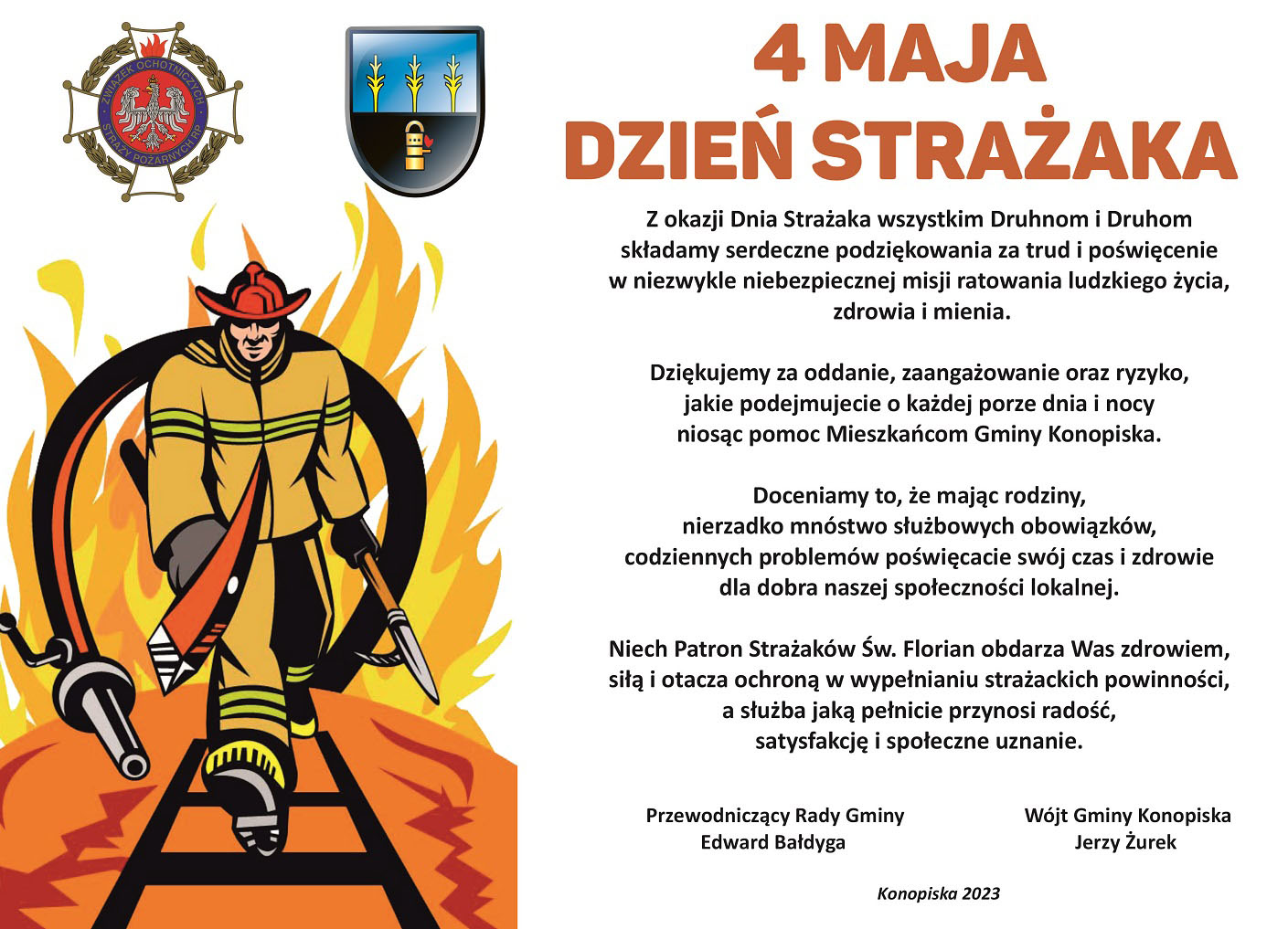 Życzenia Dzień Strażaka