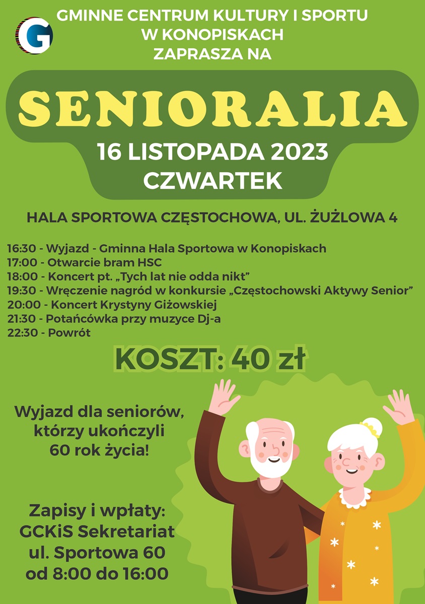 Plakat Senioralia