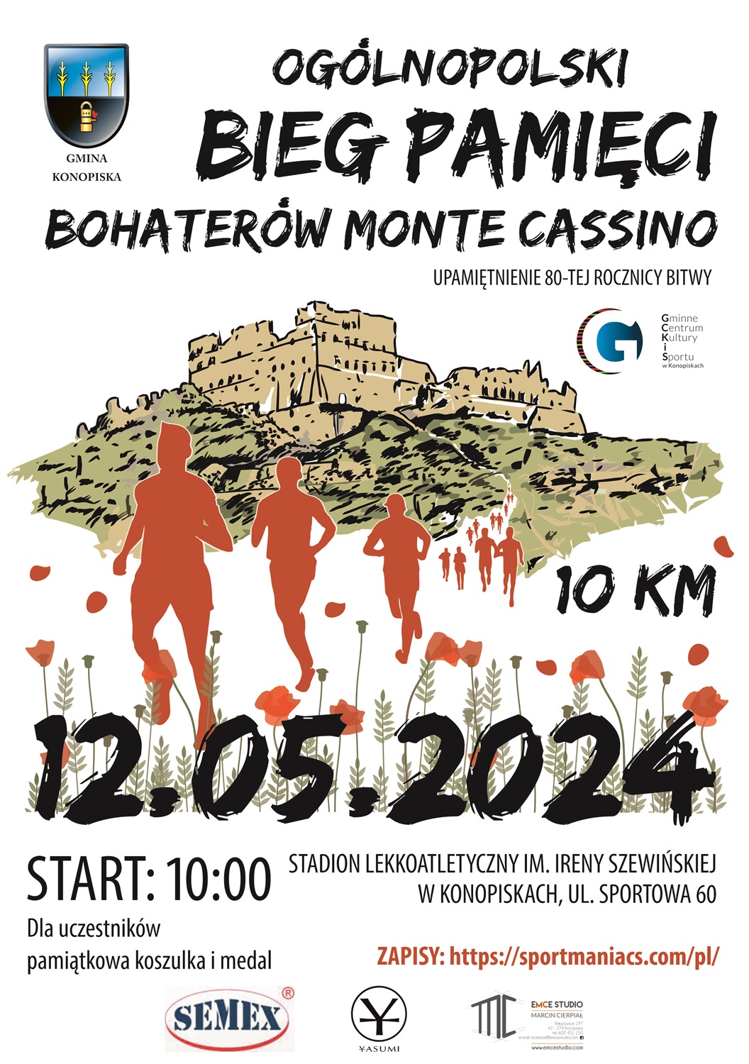 Plakat biegu