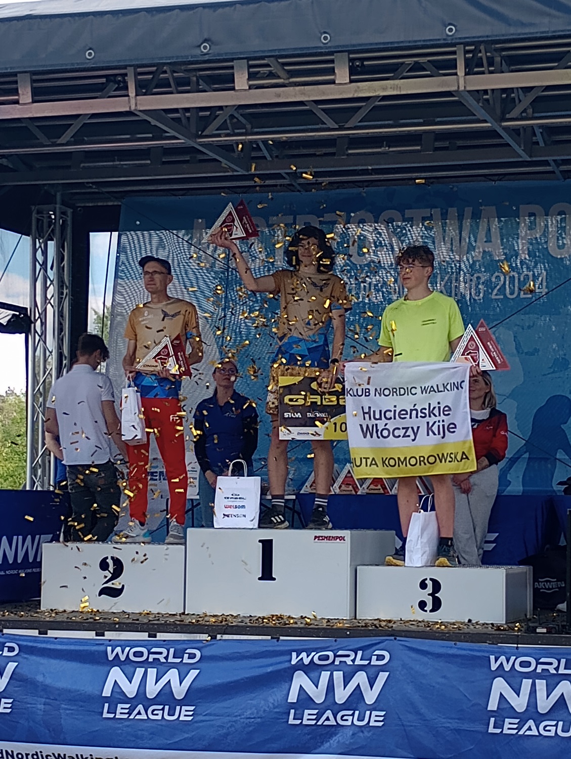 Tomasz Marczak na podium